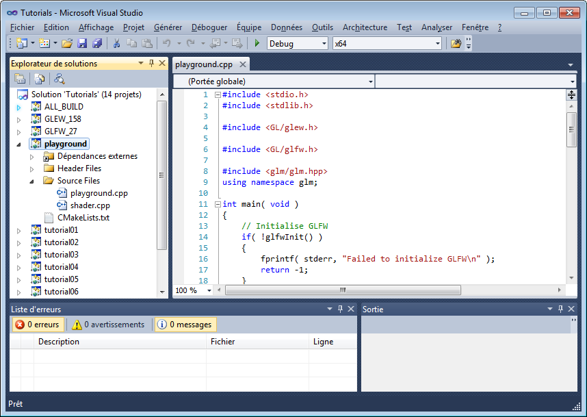 Visual Studio 2010 et les tutoriels